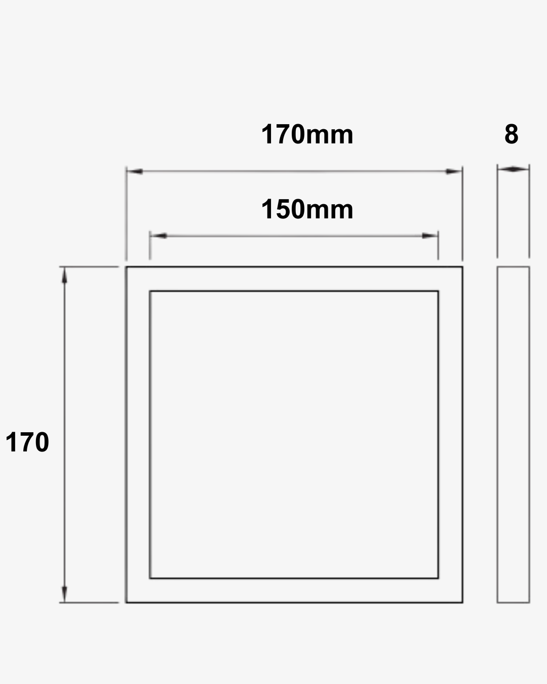 12w embutir quadrada