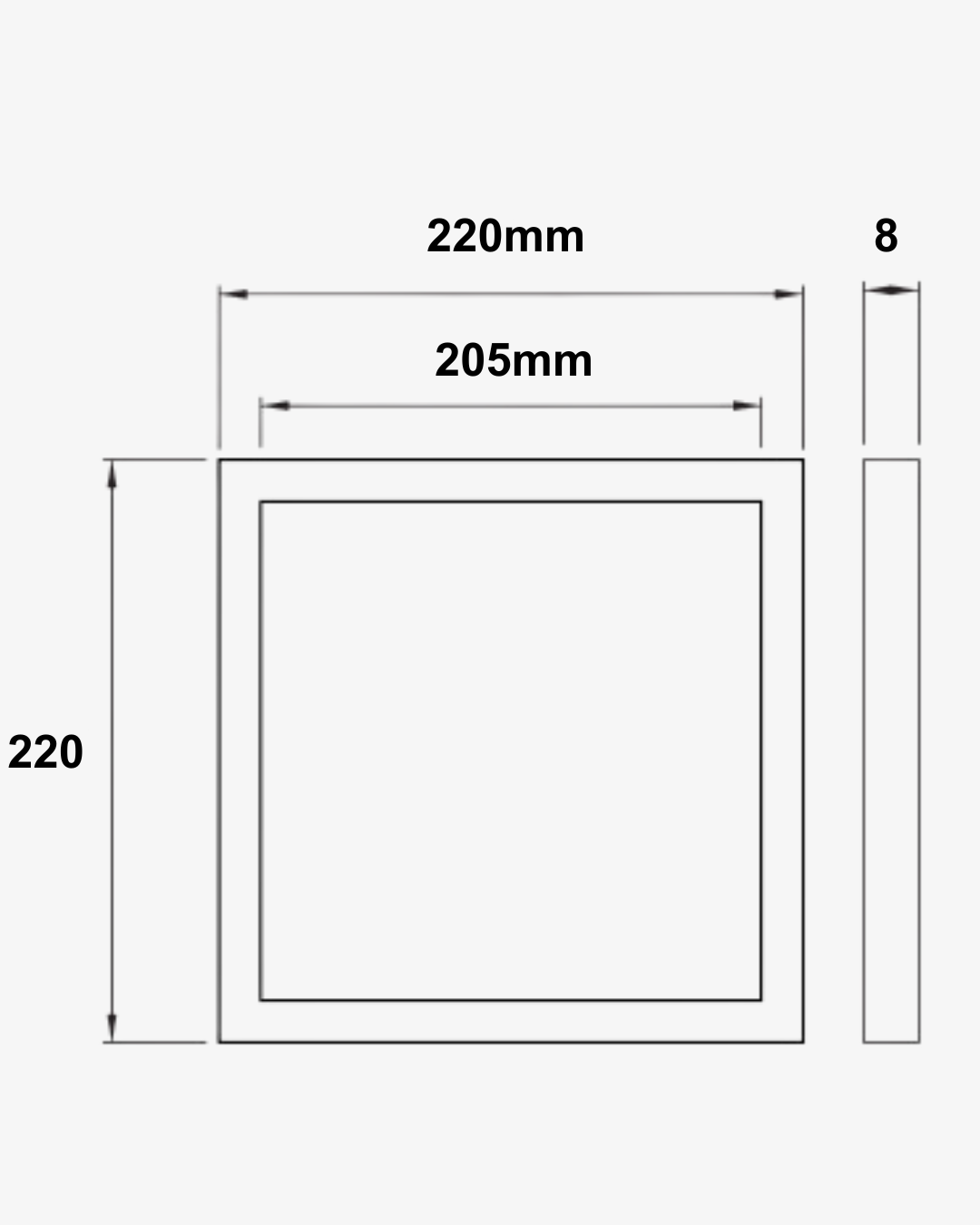 18w embutir quadrada